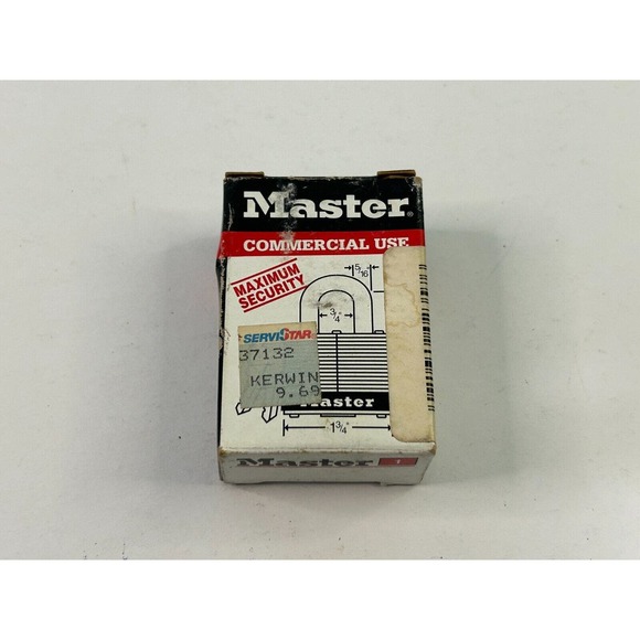 Master Lock #1 Commercial use Padlock, 1-3/4" case, Maximum Security, USA MADE - Picture 1 of 7